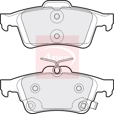Apec PAD2211 Brake Pad Set, disc brake - 1