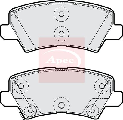Apec PAD2213 Brake Pad Set, disc brake - 1
