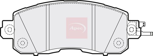 Apec PAD2219 Brake Pad Set, disc brake - 1