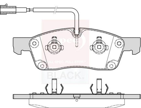 Apec PAD2227B Brake Pad Set, disc brake - 1