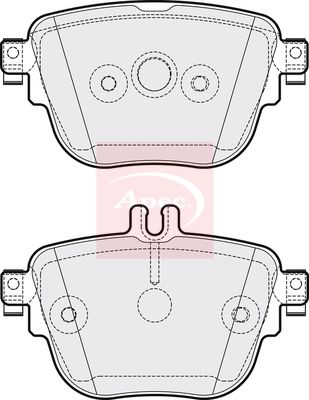 Apec PAD2235 Brake Pad Set, disc brake - 1