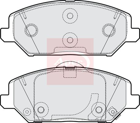 Apec PAD2236 Brake Pad Set, disc brake - 1