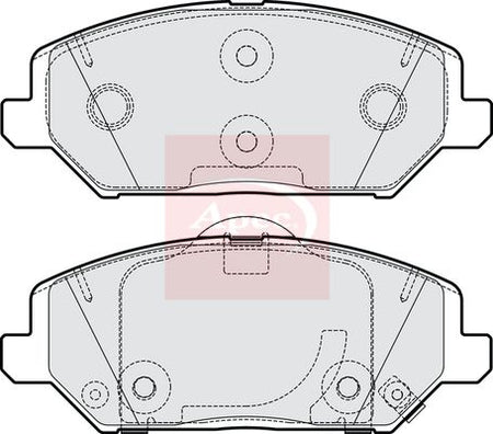 Apec PAD2236 Brake Pad Set, disc brake - 1