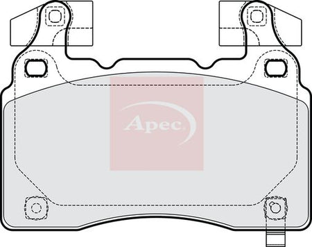 Apec PAD2255 Brake Pad Set, disc brake - 1