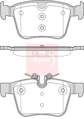 Apec PAD2268 Brake Pad Set, disc brake - 1