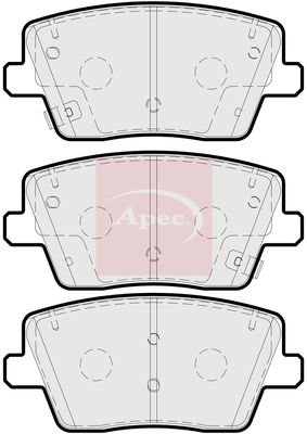 Apec PAD2271 Brake Pad Set, disc brake - 1