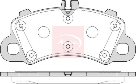 Apec PAD2273 Brake Pad Set, disc brake - 1