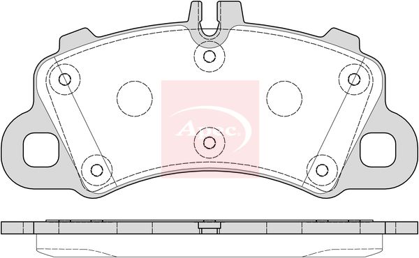 Apec PAD2273 Brake Pad Set, disc brake - 1