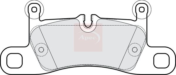 Apec PAD2274 Brake Pad Set, disc brake - 1