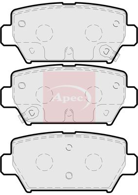 Apec PAD2279 Brake Pad Set, disc brake - 1