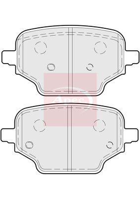 Apec PAD2281 Brake Pad Set, disc brake - 1