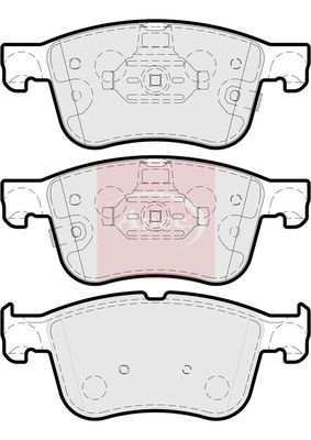 Apec PAD2283 Brake Pad Set, disc brake - 1