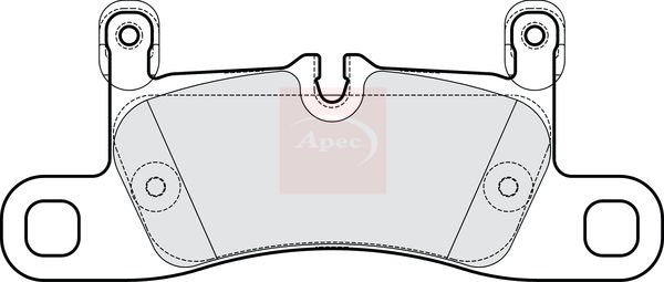 Apec PAD2285 Brake Pad Set, disc brake - 1