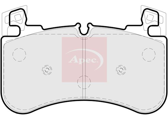 Apec PAD2288 Brake Pad Set, disc brake - 1