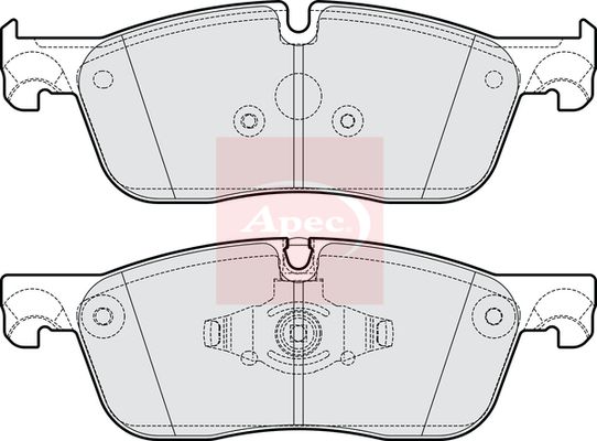 Apec PAD2295 Brake Pad Set, disc brake - 1
