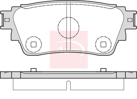 Apec PAD2303 Brake Pad Set, disc brake - 1