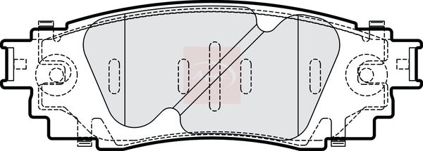 Apec PAD2307 Brake Pad Set, disc brake - 1
