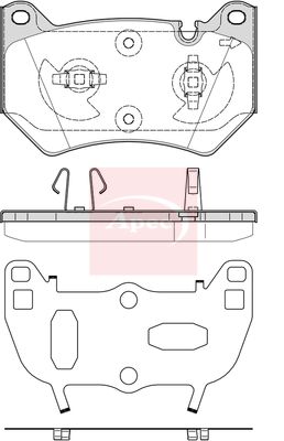 Apec PAD2311 Brake Pad Set, disc brake - 1