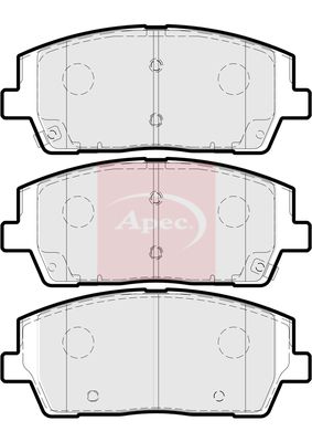 Apec PAD2312 Brake Pad Set, disc brake - 1