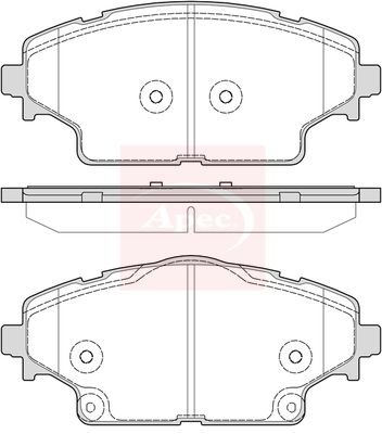 Apec PAD2315 Brake Pad Set, disc brake - 1