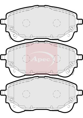 Apec PAD2317 Brake Pad Set, disc brake - 1
