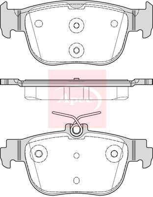 Apec PAD2335 Brake Pad Set, disc brake - 1
