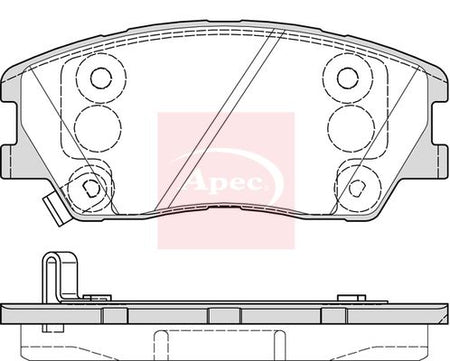 Apec PAD2336 Brake Pad Set, disc brake - 1