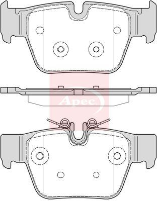 Apec PAD2339 Brake Pad Set, disc brake - 1