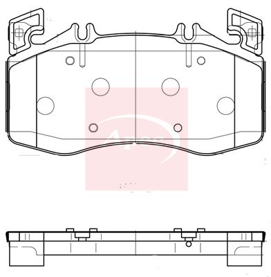 Apec PAD2360 Brake Pad Set, disc brake - 1