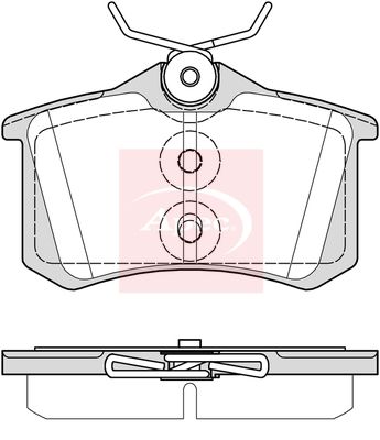 Apec PAD2367 Brake Pad Set, disc brake - 1