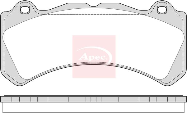 Apec PAD2377 Brake Pad Set, disc brake - 1