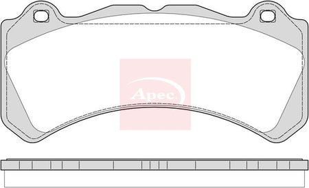 Apec PAD2377 Brake Pad Set, disc brake - 1