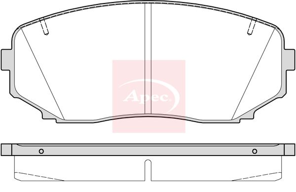 Apec PAD2379 Brake Pad Set, disc brake - 1