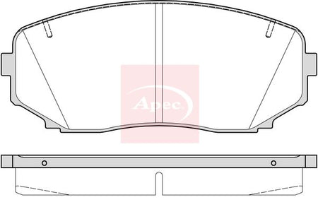 Apec PAD2379 Brake Pad Set, disc brake - 1