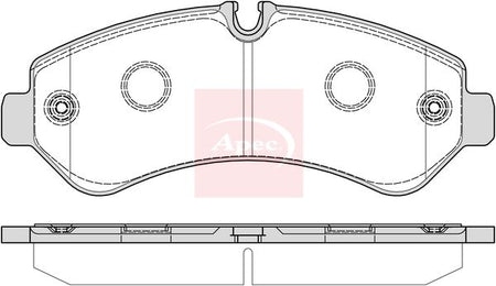 Apec PAD2380 Brake Pad Set, disc brake - 1