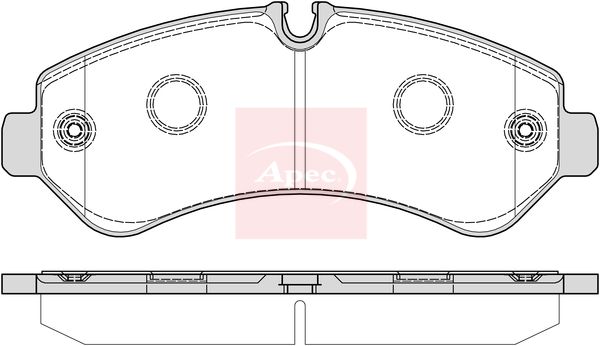 Apec PAD2380 Brake Pad Set, disc brake - 1