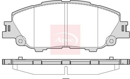 Apec PAD2385 Brake Pad Set, disc brake - 1