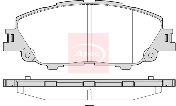 Apec PAD2385 Brake Pad Set, disc brake - 1