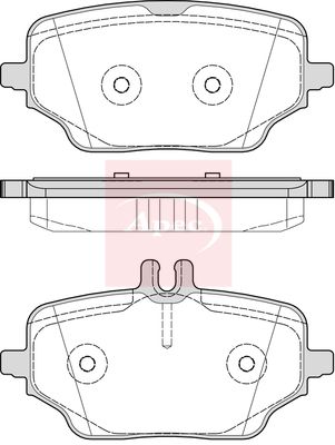 Apec PAD2393 Brake Pad Set, disc brake - 1