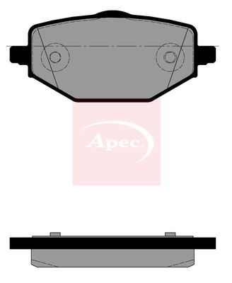 Apec PAD2396 Brake Pad Set, disc brake - 1