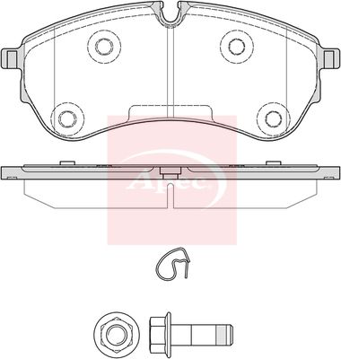 Apec PAD2399 Brake Pad Set, disc brake - 1