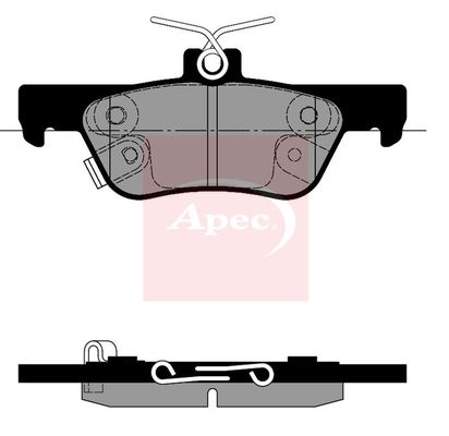 Apec PAD2401 Brake Pad Set, disc brake - 1
