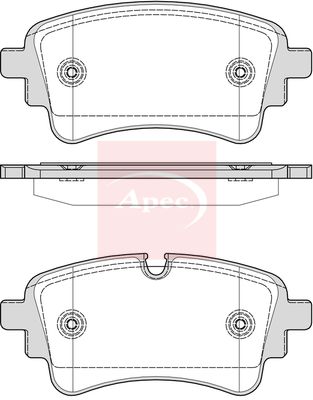 Apec PAD2406 Brake Pad Set, disc brake - 1