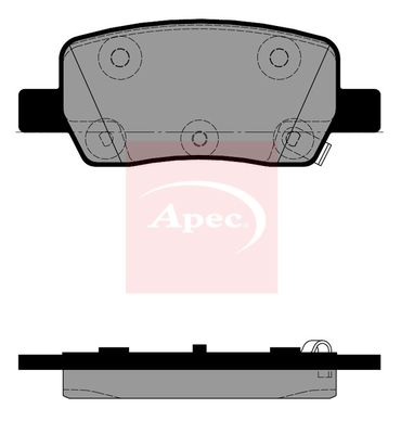 Apec PAD2408 Brake Pad Set, disc brake - 1
