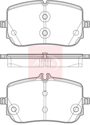 Apec PAD2414 Brake Pad Set, disc brake - 1