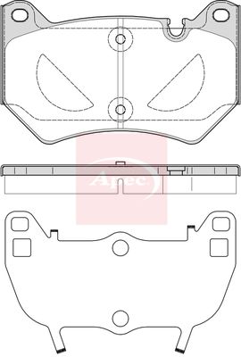Apec PAD2438 Brake Pad Set, disc brake - 1