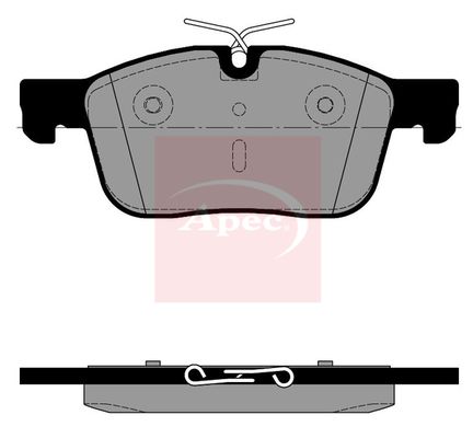 Apec PAD2442 Brake Pad Set, disc brake - 1