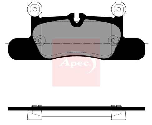 Apec PAD2479 Brake Pad Set, disc brake - 1