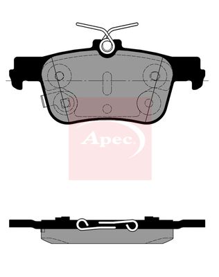 Apec PAD2483 Brake Pad Set, disc brake - 1