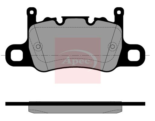 Apec PAD2493 Brake Pad Set, disc brake - 1